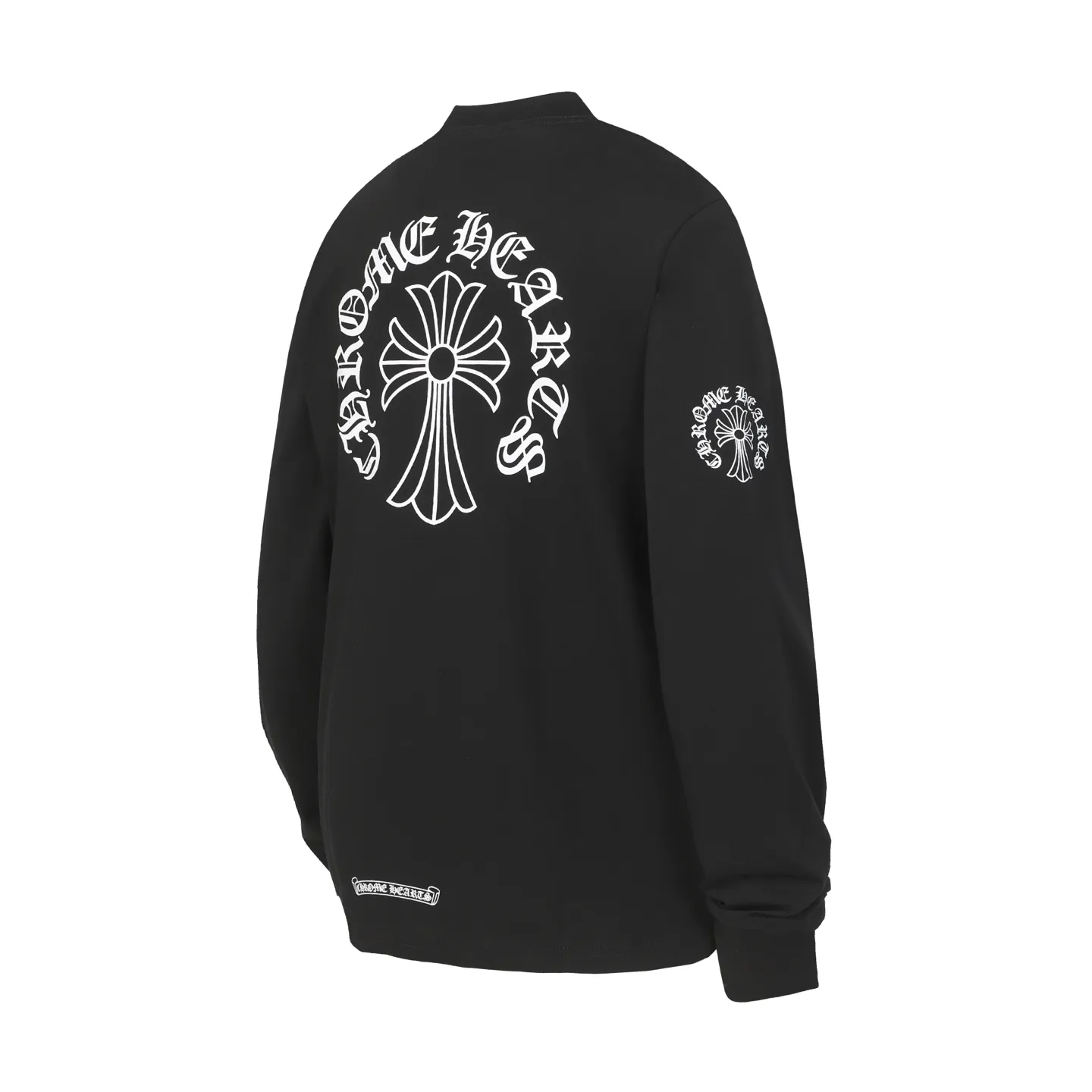 P150 cross-border model, please do not place an order if you pursue perfection -Chrome Hearts/Chrome Hearts 23ss cross✝️Sanskrit printed popular long-sleeved T-shirt -High weight, high density and high quality, soft, delicate and skin-friendly wool, soft and silky to the touch, excellent warmth and skin-friendly properties -Customized weaving and dyeing, no color difference, no matter the fabric or workmanship details, beat the ordinary version on the market -Colour: black white -Size: S M L XL